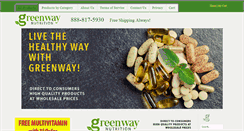 Desktop Screenshot of greenwaynutrition.com